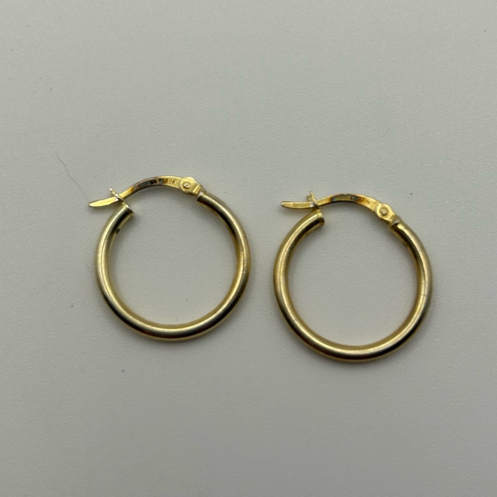 925 sterling silver hoops